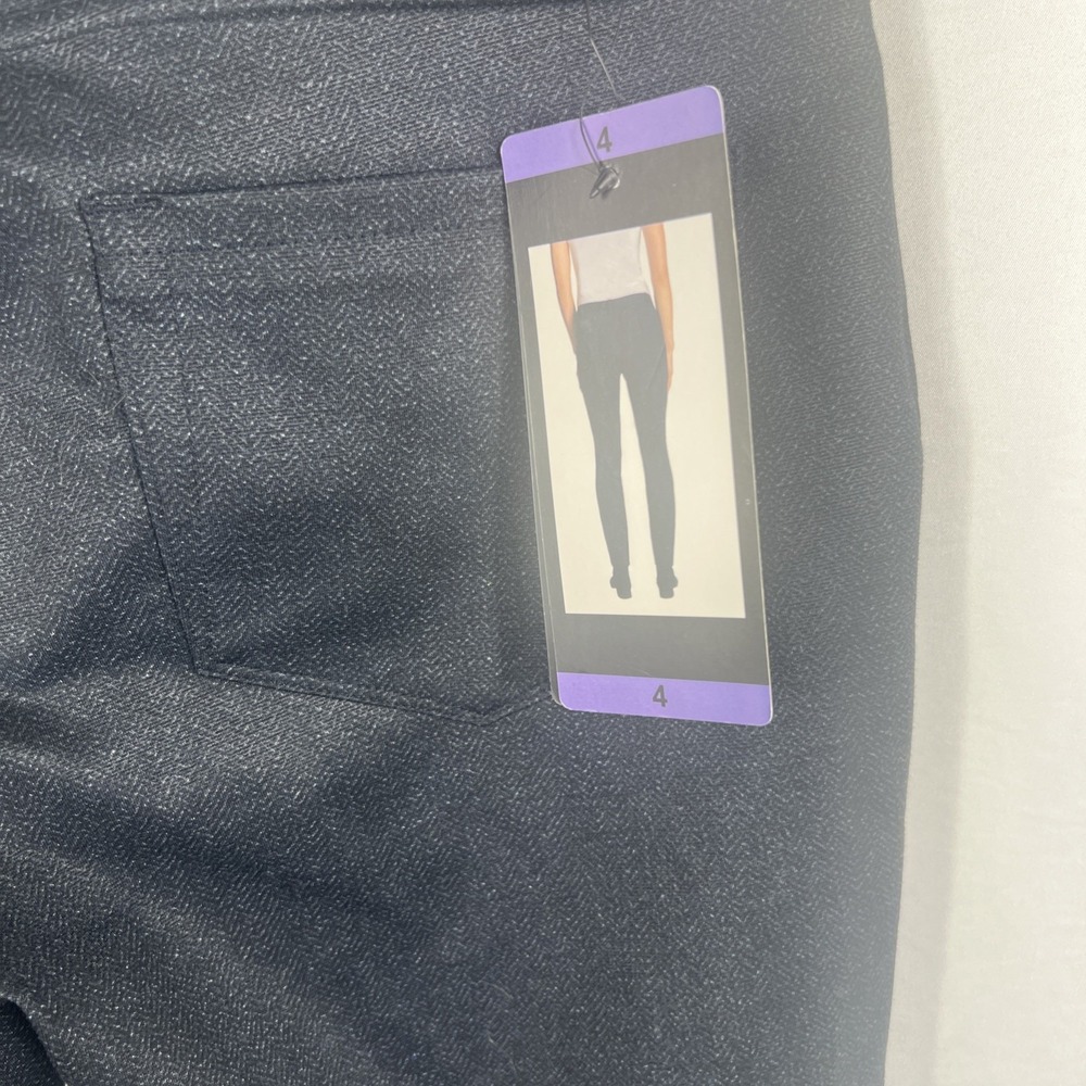 Andrew Marc Women's Navy Blue Pants Size 4 Stretchy New With Tags Washable - Picture 4 of 8